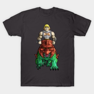 Battlecat and BA He-Man T-Shirt